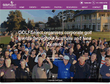 Tablet Screenshot of golfselect.com.au